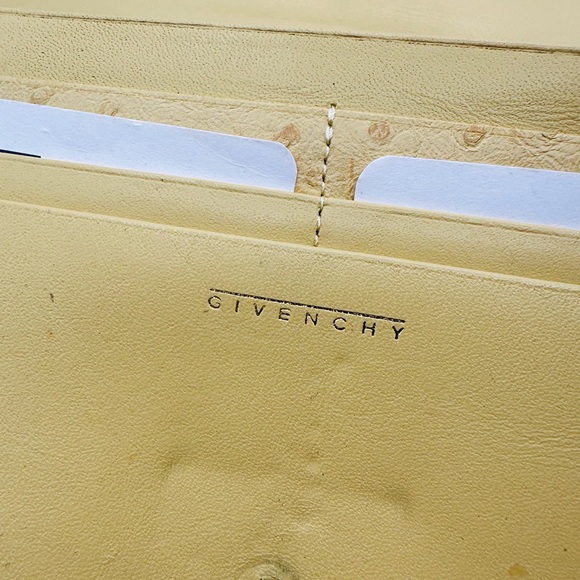 Givenchy Ostrich Skin Wallet rare - Picture 10 of 16